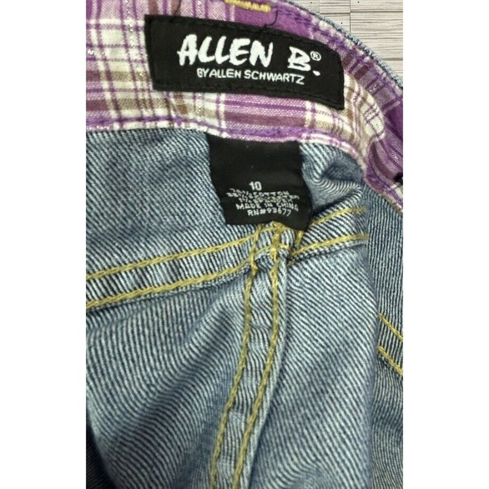 Allen B by Allen Schwartz Distressed Women's Jeans-Denim Straight Leg Sz 10 - Picture 5 of 8